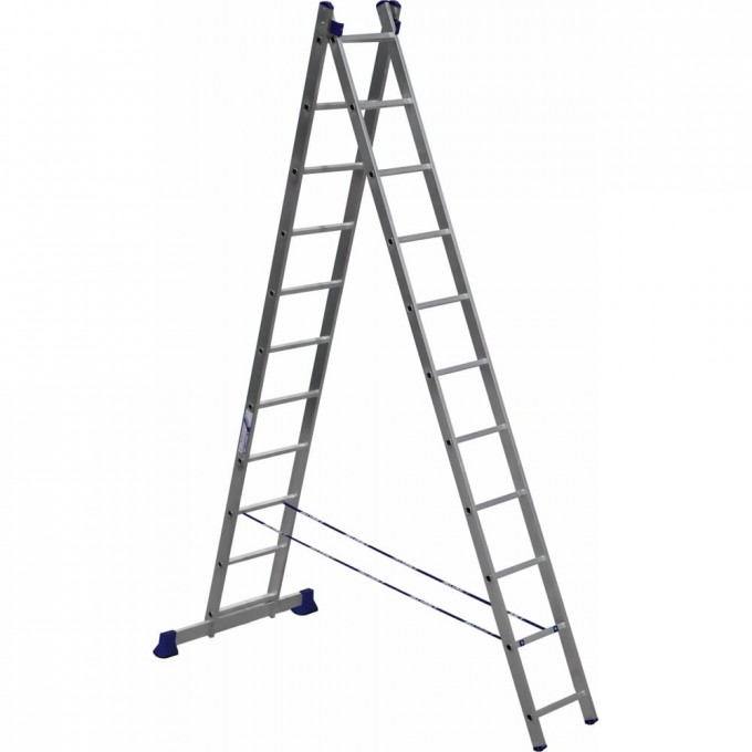 Двухсекционная универсальная алюминиевая двухсекционная лестница АЛЮМЕТ H2 5211 516568